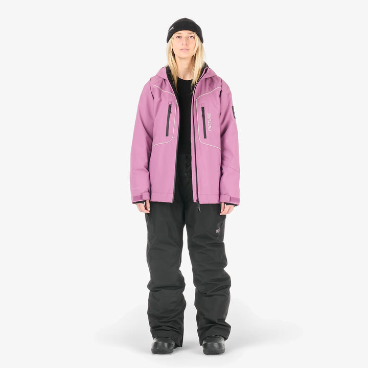 Picture Organic Luma 10/10 Grape Nectar - Damska Kurtka Snowboardowa