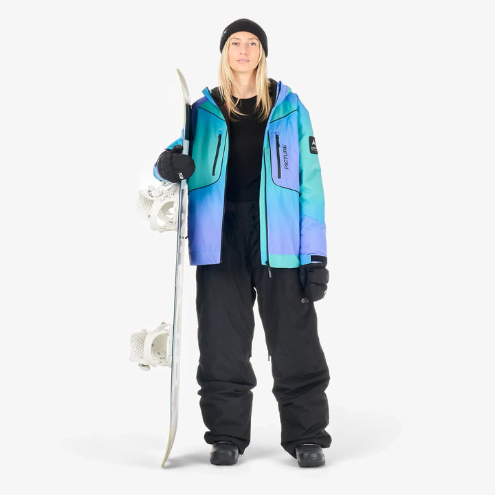 Picture Organic Luma Gradient 10/10 Frozen Gradient Print - Damska Kurtka Snowboardowa