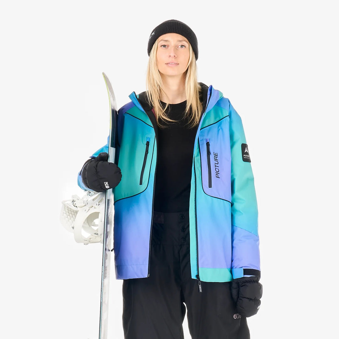 Picture Organic Luma Gradient 10/10 Frozen Gradient Print - Damska Kurtka Snowboardowa