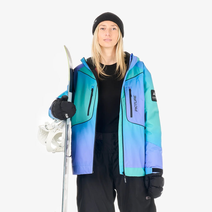 Picture Organic Luma Gradient 10/10 Frozen Gradient Print - Damska Kurtka Snowboardowa