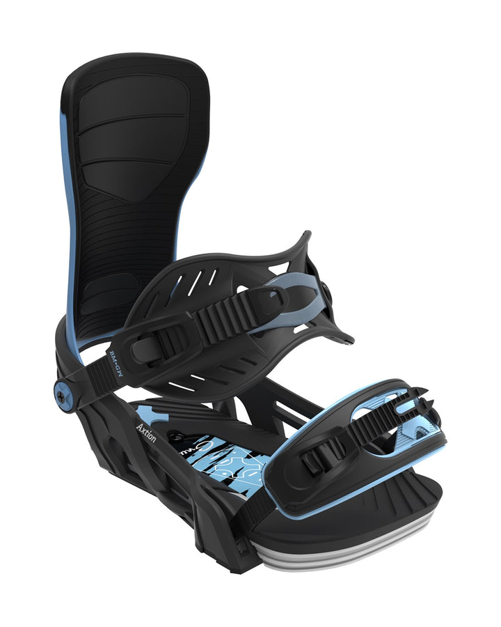 Bent Metal Axtion Black/Blue - Męskie Wiązania Snowboardowe
