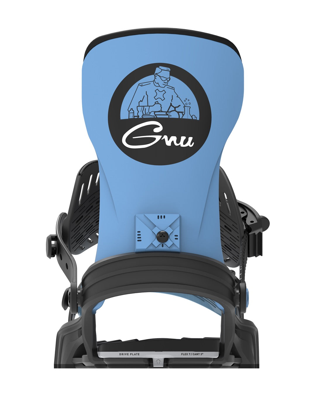 Bent Metal Axtion Black/Blue - Męskie Wiązania Snowboardowe