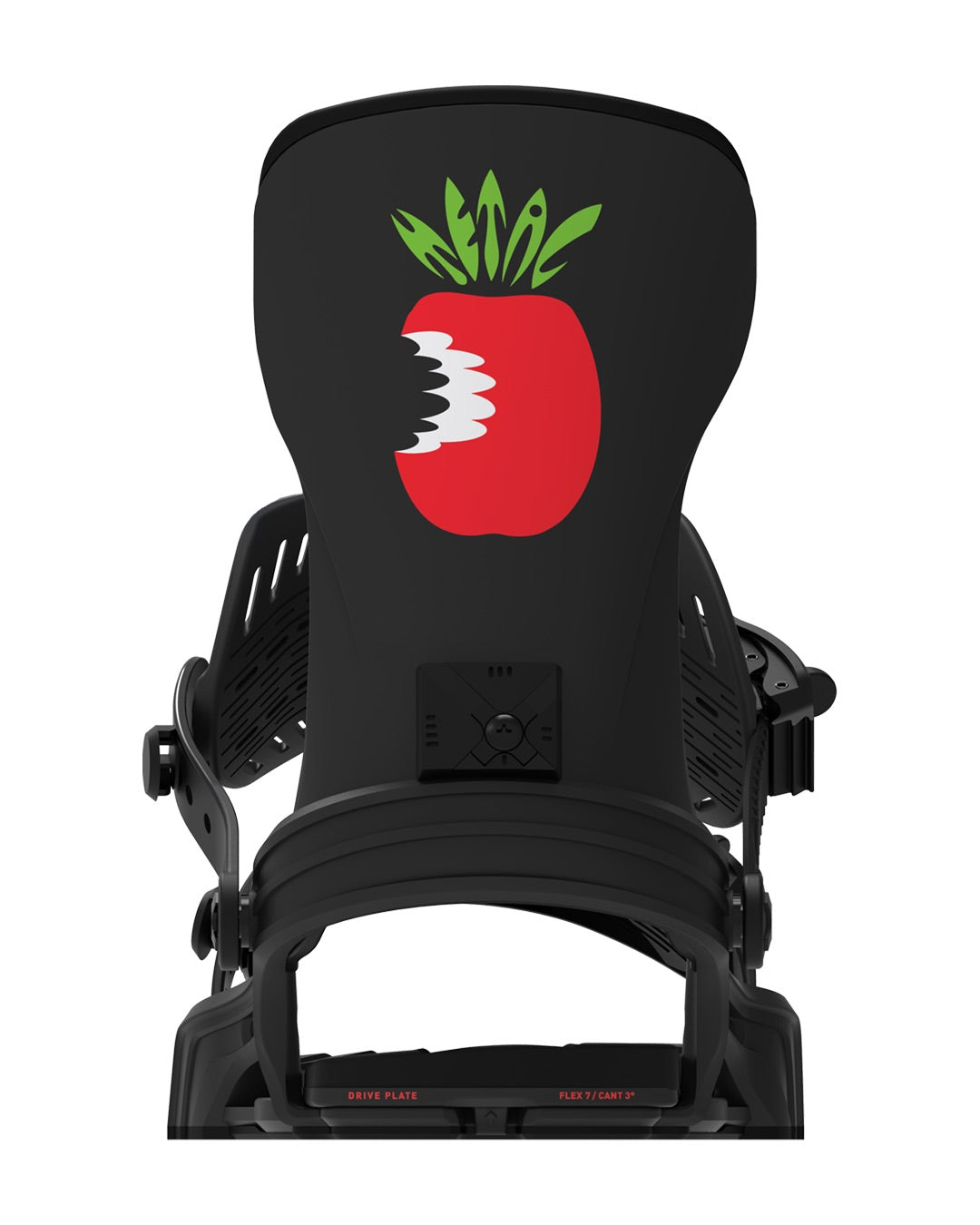 Bent Metal Axtion Black/Red - Męskie Wiązania Snowboardowe