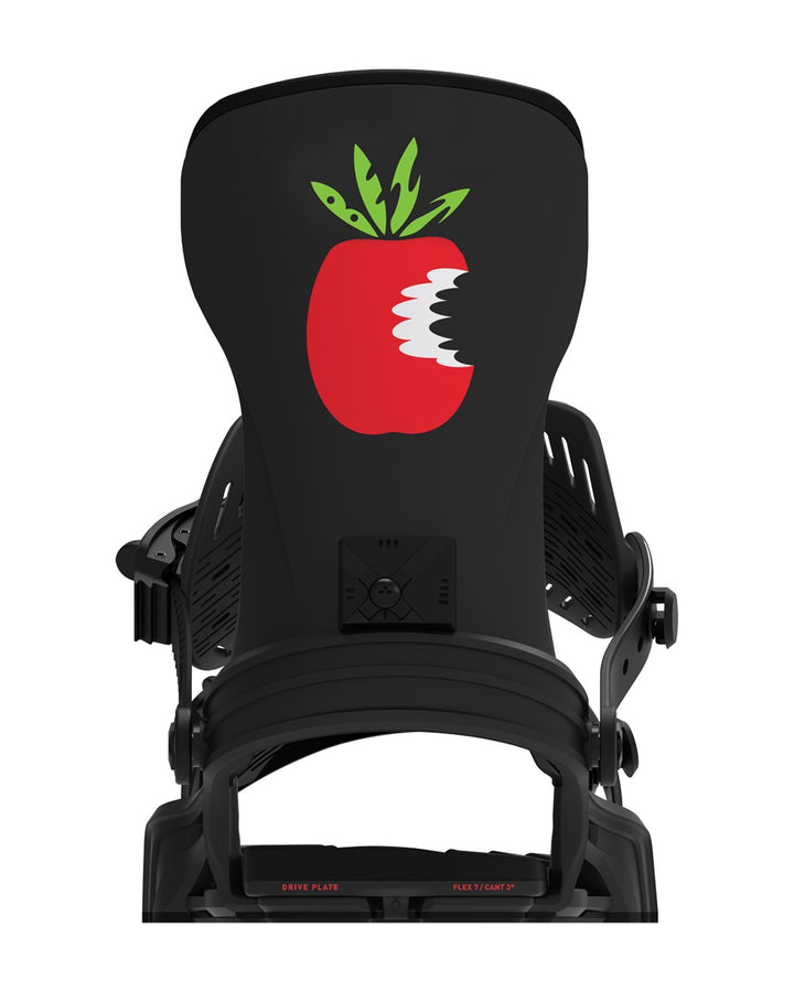 Bent Metal Axtion Black/Red - Męskie Wiązania Snowboardowe