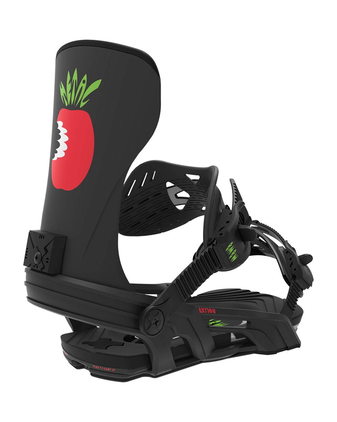 Bent Metal Axtion Black/Red - Męskie Wiązania Snowboardowe