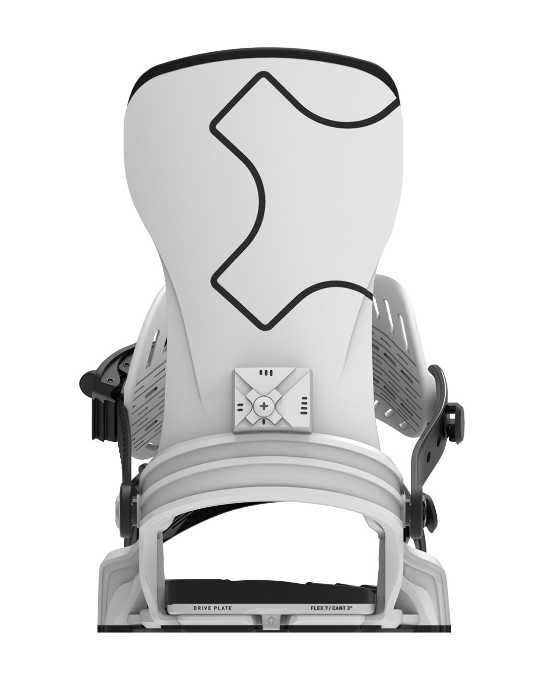 Bent Metal Axtion White - Męskie Wiązania Snowboardowe