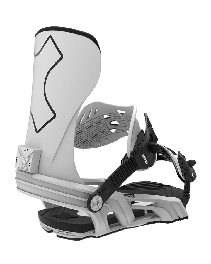 Bent Metal Axtion White - Męskie Wiązania Snowboardowe