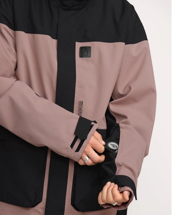 Volcom Meska Kurtka Kleveland Mauve