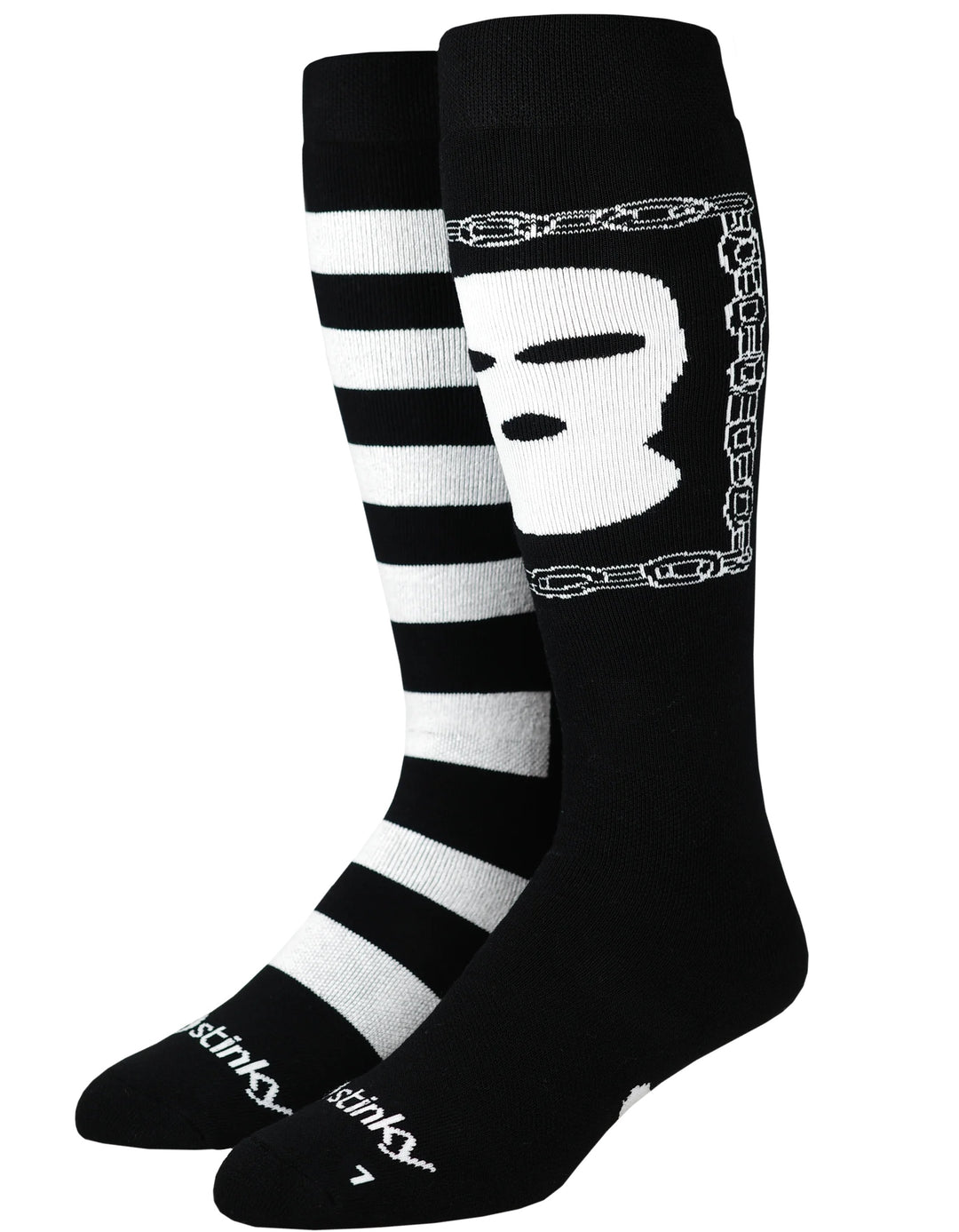 Stinky Criminal Balaklava Black - Skarpety Snowboardowe