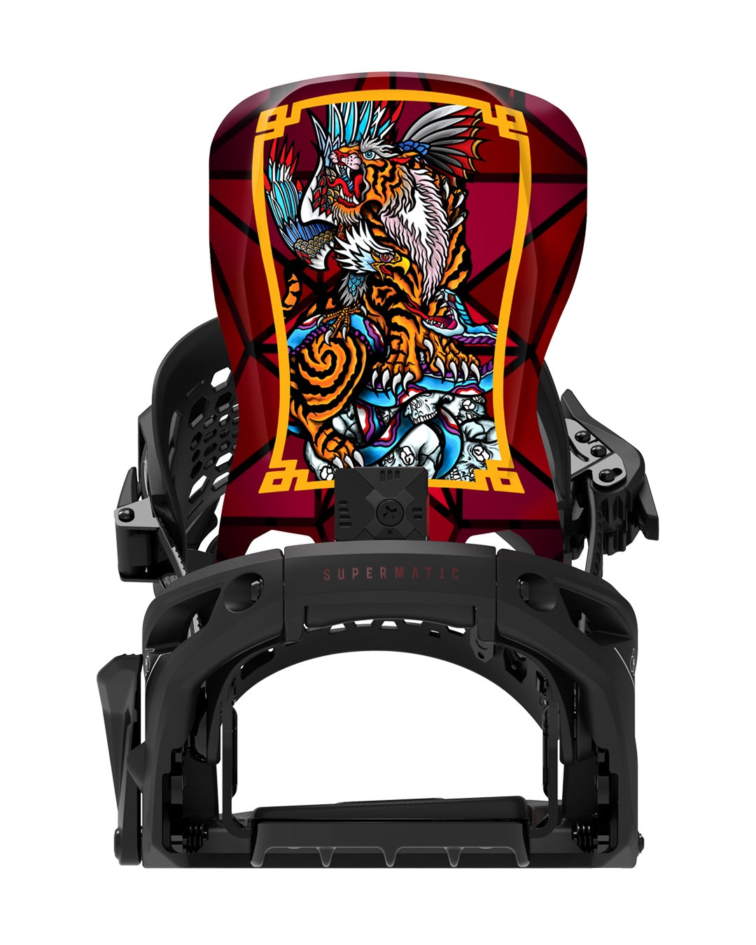 Bent Metal Supermatic Lightning Black/Red - Wiązania Snowboardowe