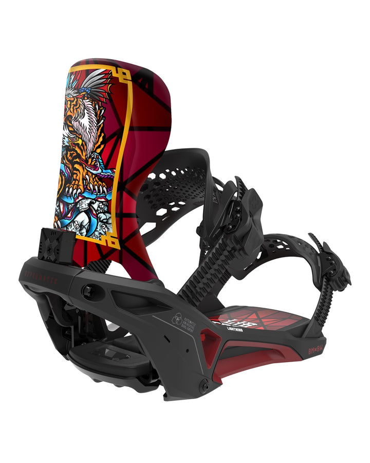 Bent Metal Supermatic Lightning Black/Red - Wiązania Snowboardowe