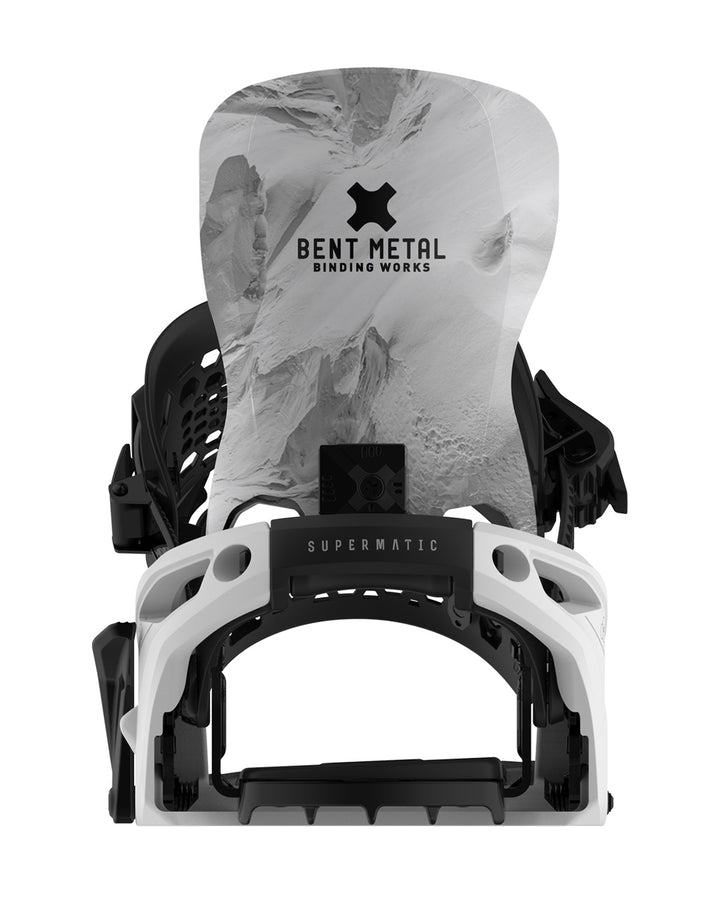 Bent Metal Supermatic Lightning White - Wiązania Snowboardowe