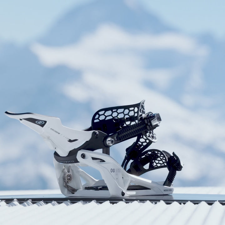 Nidecker Supermatic OG White - Wiązania snowboardowe