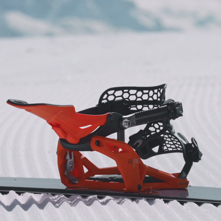 Nidecker Supermatic OG Paprika - Wiązania snowboardowe
