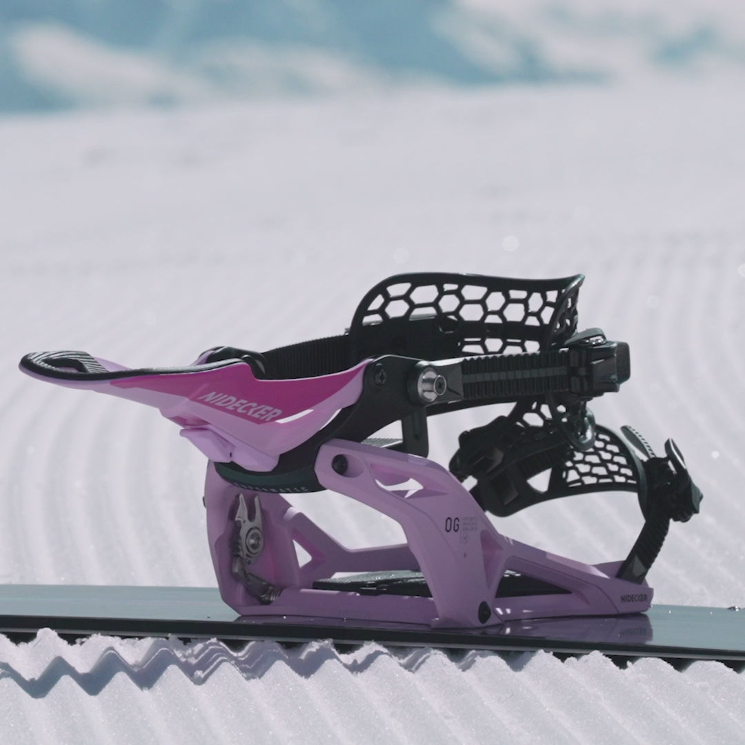 Nidecker Supermatic OG Milkshake - Wiązania snowboardowe