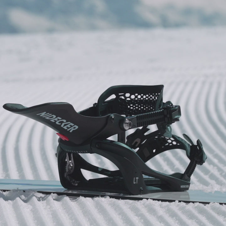 Nidecker Supermatic LT Black - Wiązania snowboardowe