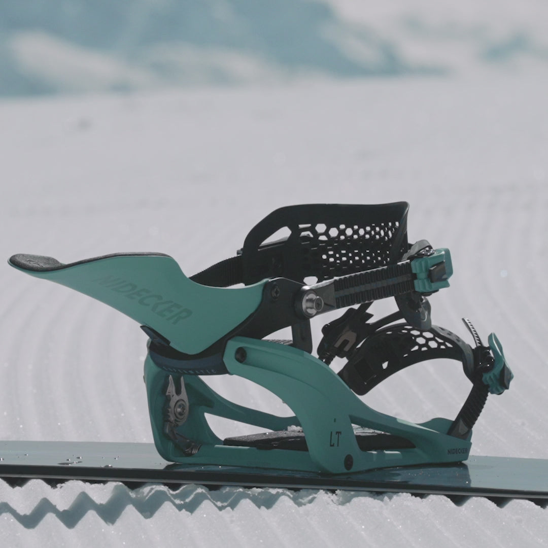 Nidecker Supermatic LT Teal - Wiązania snowboardowe