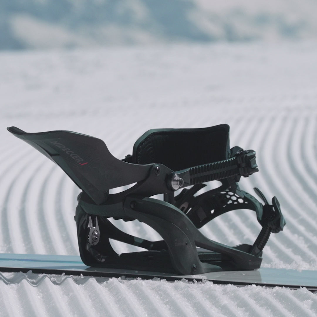 Nidecker Supermaric Carbon Black - Wiązania snowboardowe