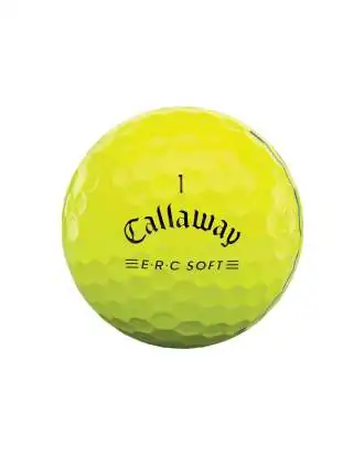 CALLAWAY ERC SOFT YELLOW 21 TRIPLE TRACK 12BALLS