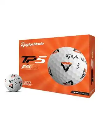 TaylorMade Piłki Golfowe TP5 Pix, 12 sztuk