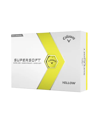 Piłki Golfowe Callaway SUPERSOFT Yellow, 12 sztuk