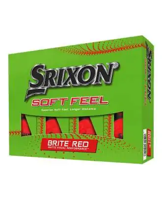 Srixon Piłki Golfowe Soft Feel Brite Red
