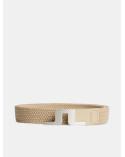 J.Lindeberg Berry Elastic Belt Safari Beige