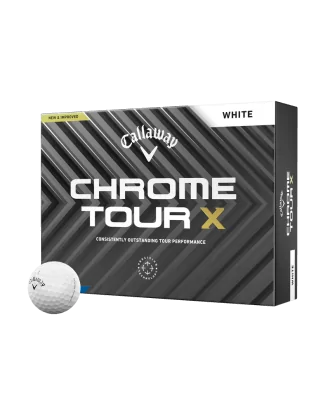 Callaway Piłki Chrome Tour X Białe