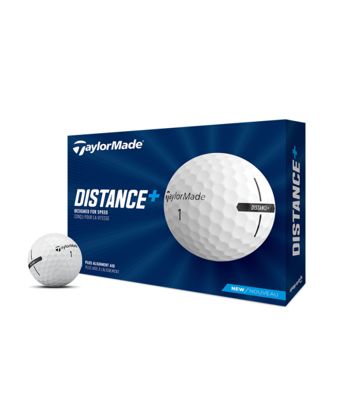 Taylormade Piłki Golfowe Distance+, 12 sztuk