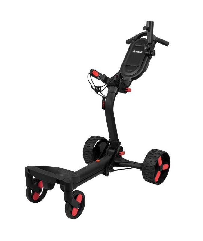 Axglo E3 Electric Golf Push Cart - Black