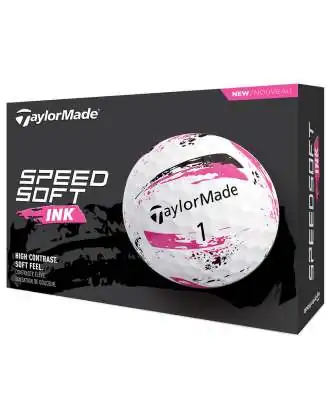 Taylormade Piłki Speedsoft Ink Różowe