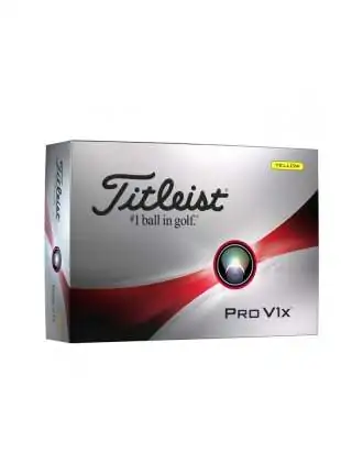 Titleist Piłki Golfowe Pro V1X 2023 Żółte, 12 sztuk