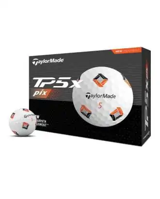 Taylormade Piłki TP5x pix3.0 Białe 2024