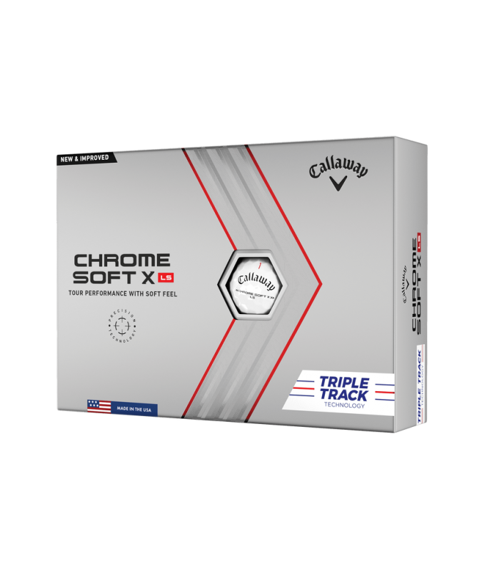 Callaway Piłki Chrome Soft X LS Triple Track 12 piłek