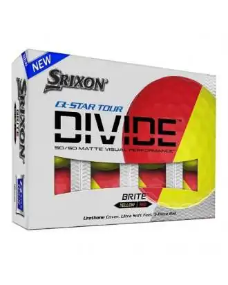 Srixon Piłki Q Star Divide zółto/czerwone 12 piłek