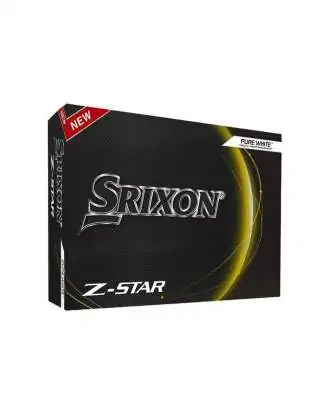 Srixon Piłki Z-Star 8 Białe, 12 sztuk