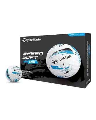 Taylormade Piłki Speedsoft Ink Niebieskie