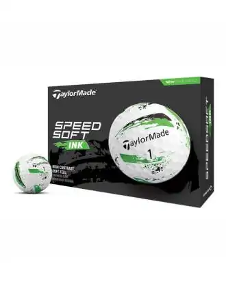 Taylormade Piłki Speedsoft Ink Zielone