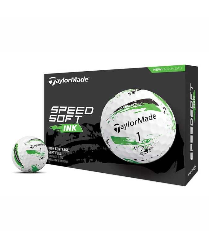 Taylormade Piłki Speedsoft Ink Zielone