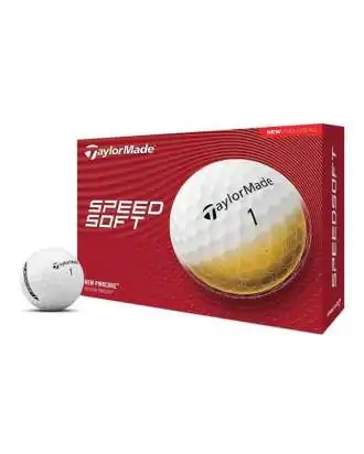 Taylormade Piłki Speedsoft Białe