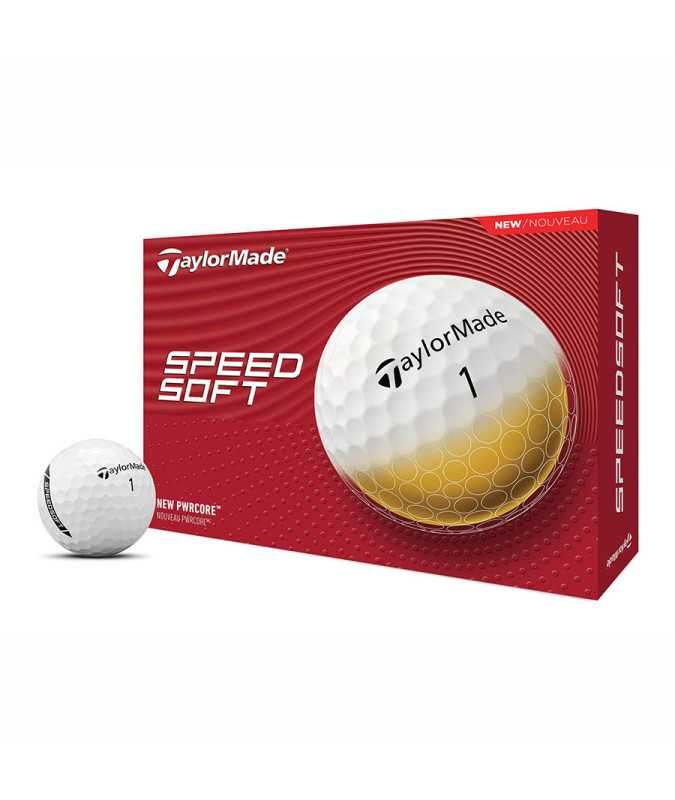 Taylormade Piłki Speedsoft Białe