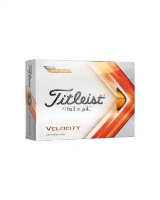 Titleist Piłki Velocity Pomarańczowe