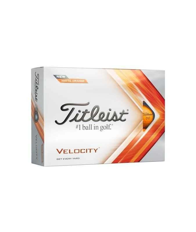 Titleist Piłki Velocity Pomarańczowe