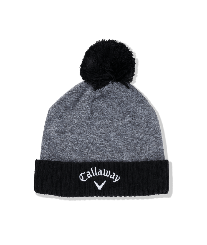 Callaway Czapka Zimowa Pom Beanie Szaro Czarna