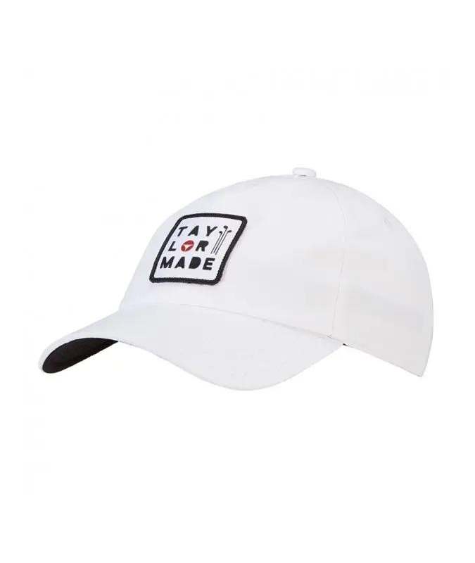 TaylorMade, Czapka z Daszkiem Life Style 5 Panel Biała