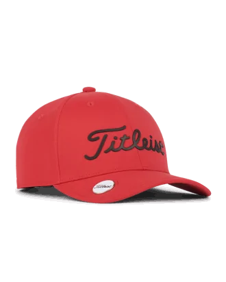 Titleist Juniorska Czapka Players Performance Czerwona + Ball Marker