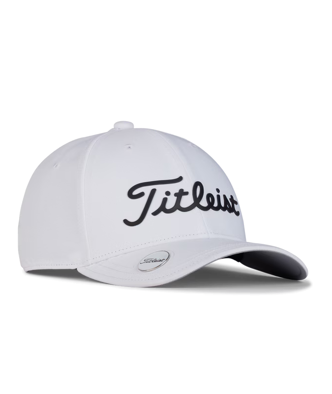 Titleist Juniorska Czapka Players Performance Biała + Ball Marker