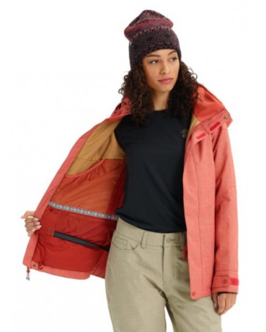 BURTON WMS JET SET JACKET HOT SAUCE