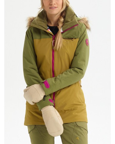 Burton Damska Kurtka Lelah Oliwkowa
