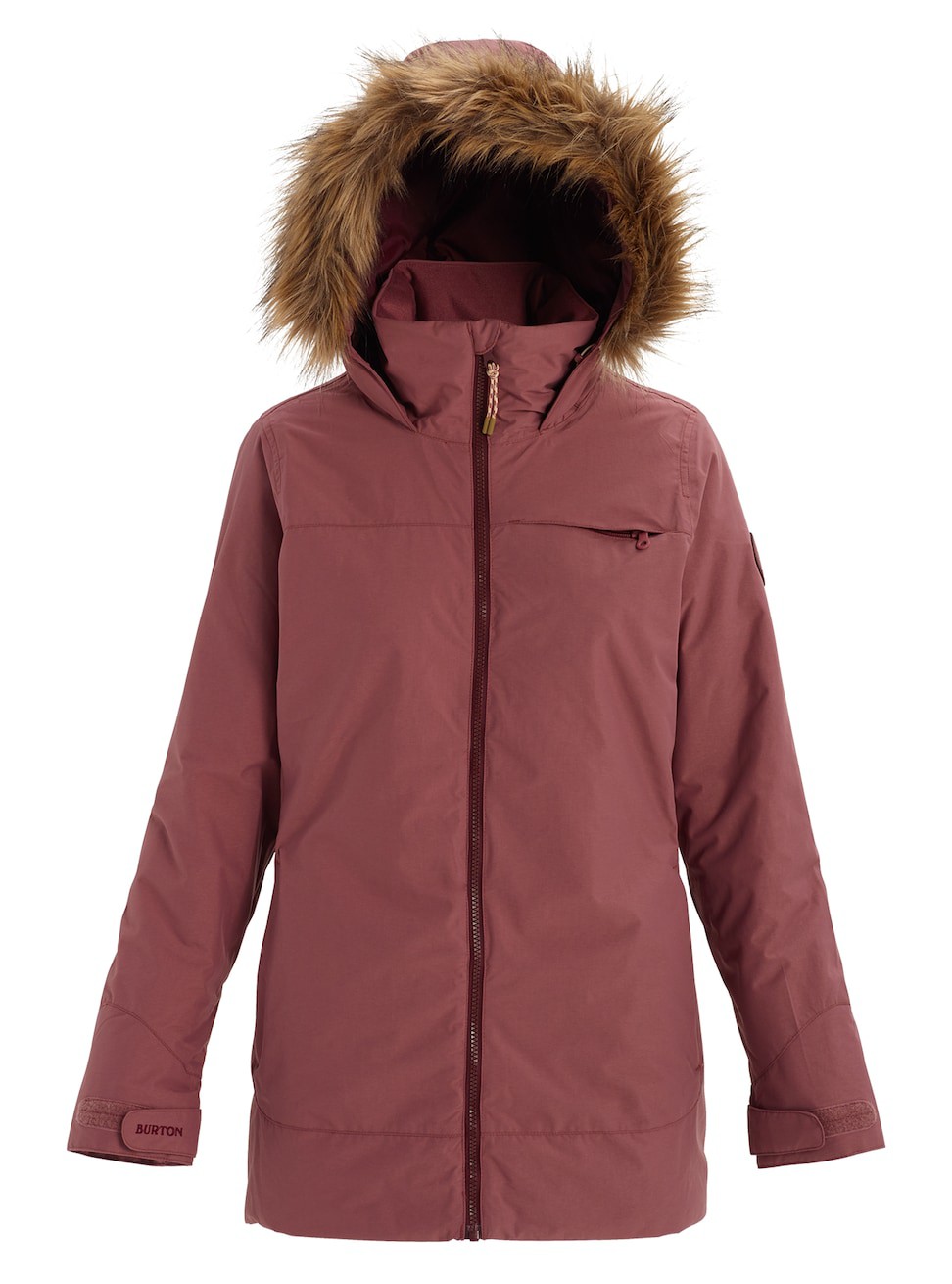 burton rose brown jacket